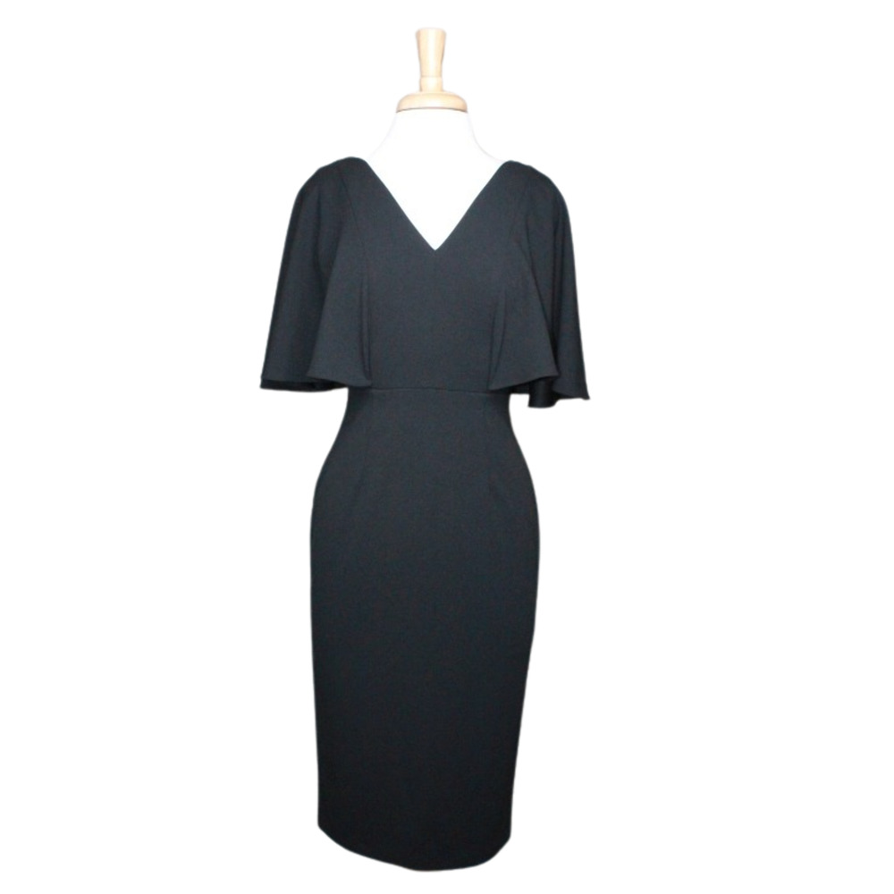 Dress The Population Black Kimono Sleeve Dress I Size Medium